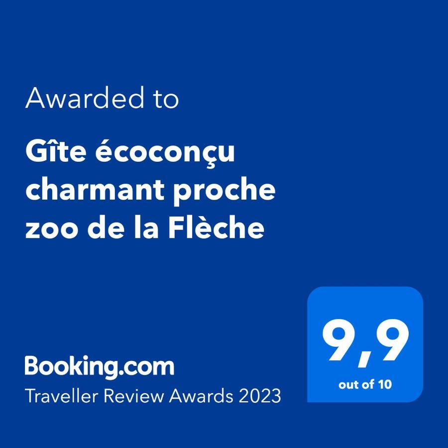 Gite Ecoconcu Charmant Proche Zoo De La Fleche Clermont-Creans 外观 照片